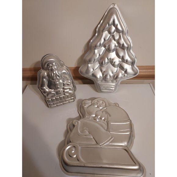 Wilton Kitchen Vintage Nordic Ware Wilton Christmas Cake Pans Tree
